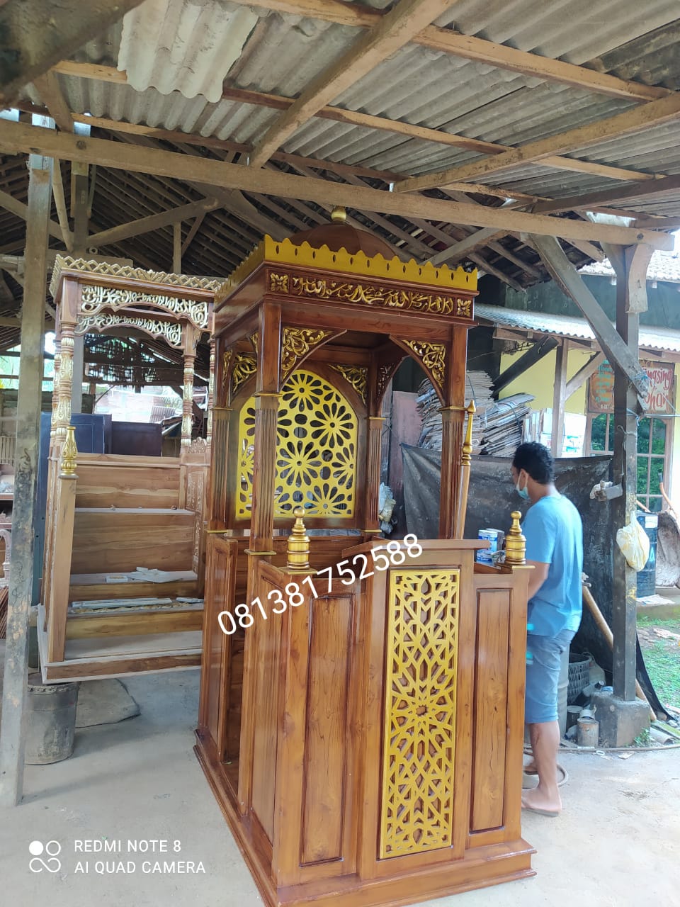 Mimbar Masjid atap Kubah 01 (1)